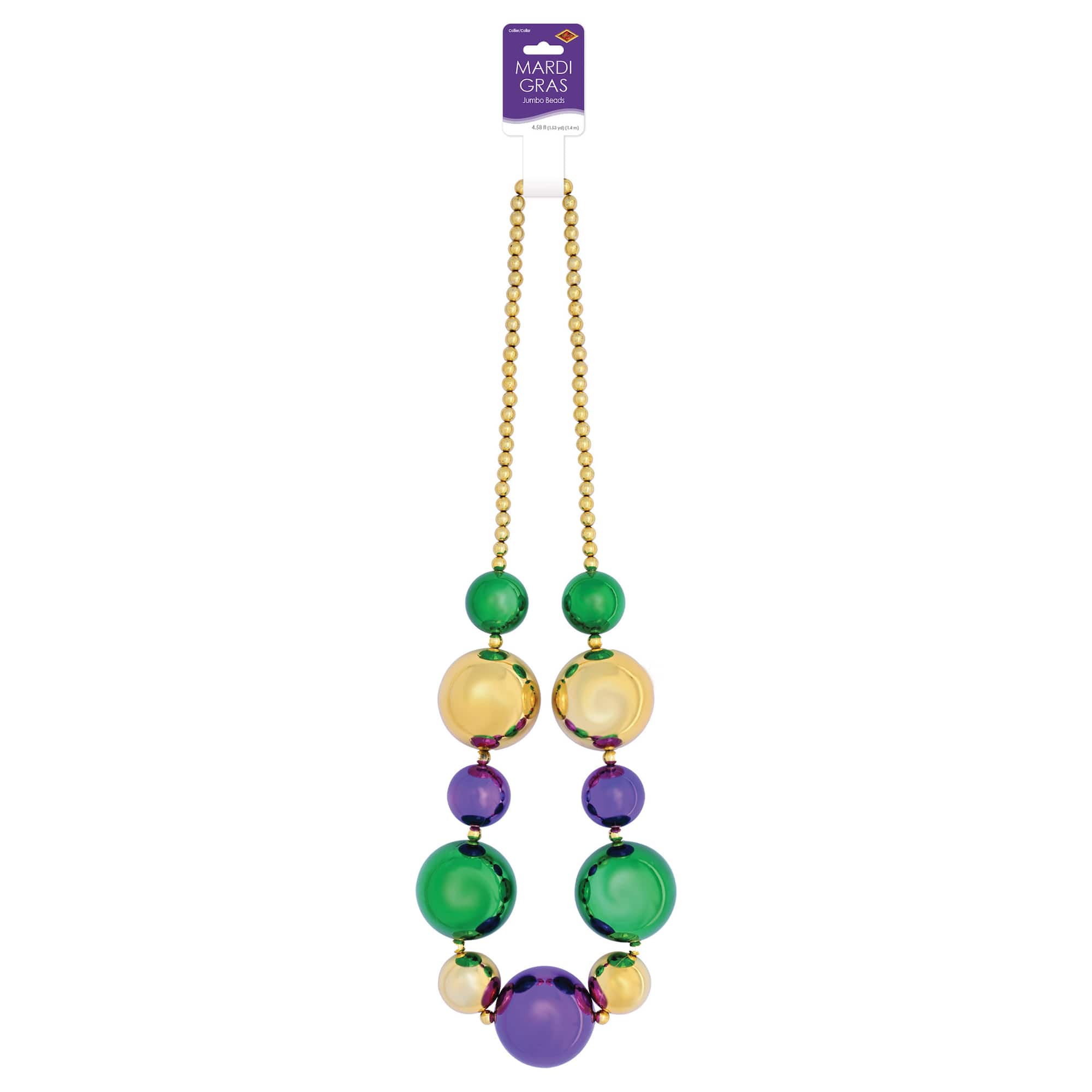Beistle 4.5ft. Jumbo Mardi Gras Beads